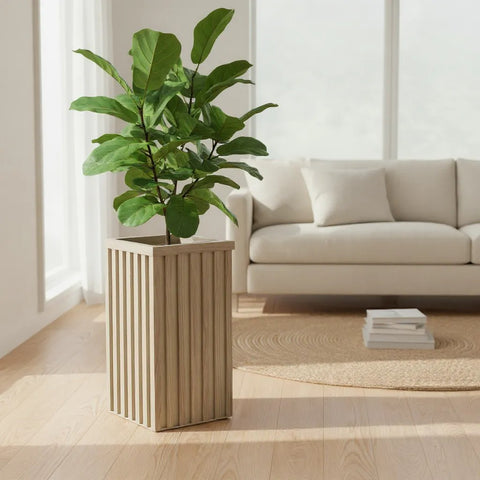 Square Grove Column Planter
