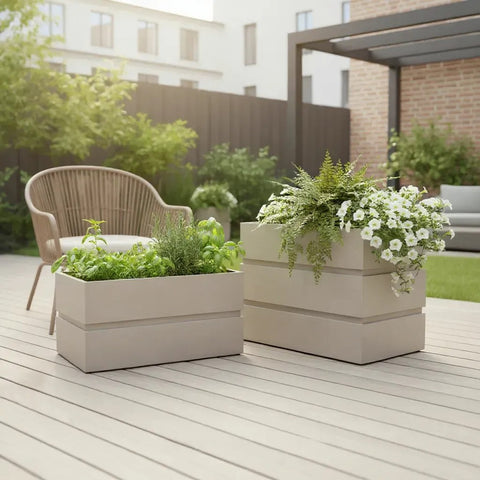 Rectangular Terrace Planters